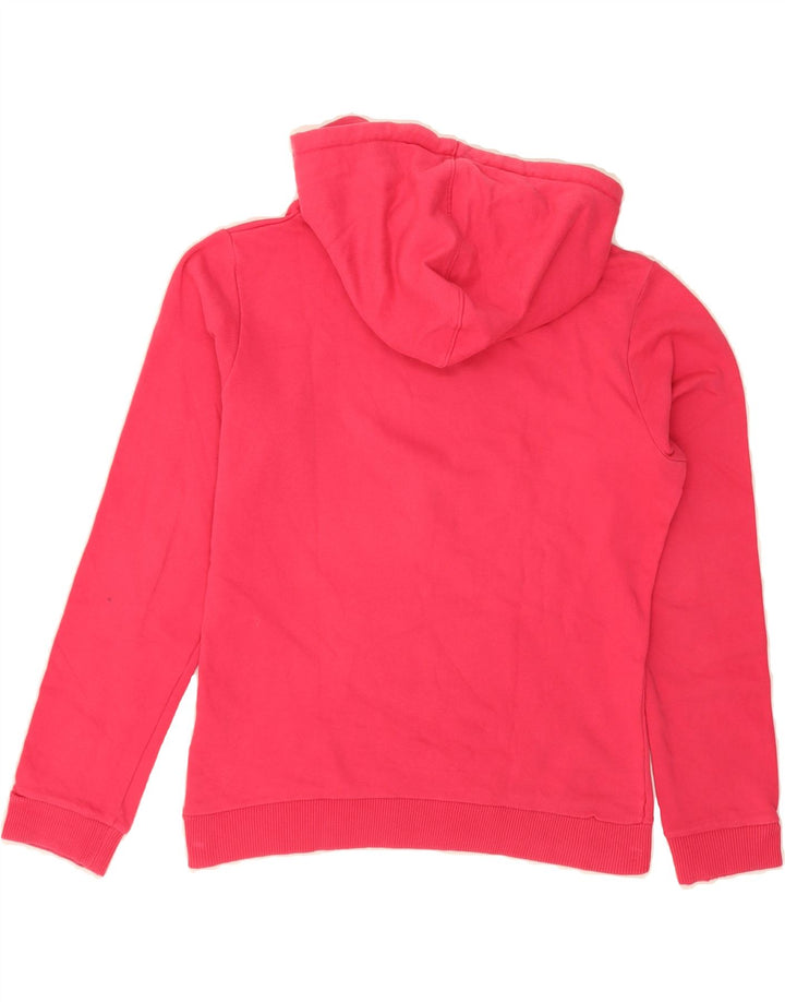 REEBOK Womens Hoodie Jumper UK 10 Small  Pink Cotton Vintage Reebok and Second-Hand Reebok from Messina Hembry 