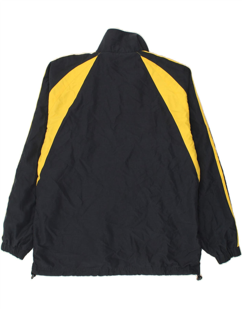 UMBRO Mens Tracksuit Top Jacket Large Black Colourblock Polyester | Vintage Umbro | Thrift | Second-Hand Umbro | Used Clothing | Messina Hembry 