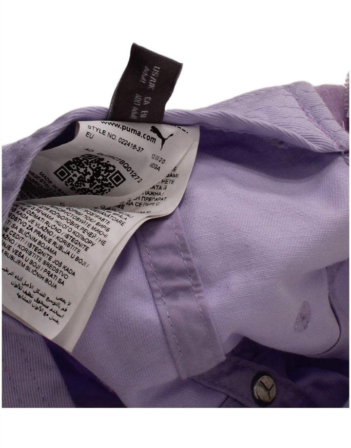 PUMA Womens Graphic Baseball Cap One Size Lilac Cotton Sports