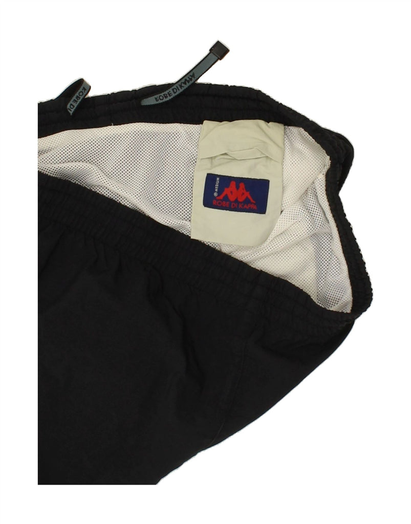 KAPPA Mens Sport Shorts Medium Black Nylon | Vintage Kappa | Thrift | Second-Hand Kappa | Used Clothing | Messina Hembry 