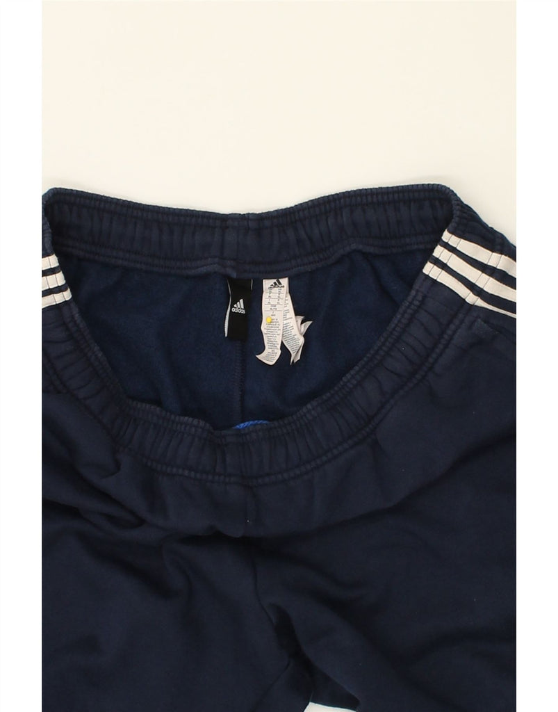 ADIDAS Mens Tracksuit Trousers XL Navy Blue Cotton | Vintage Adidas | Thrift | Second-Hand Adidas | Used Clothing | Messina Hembry 