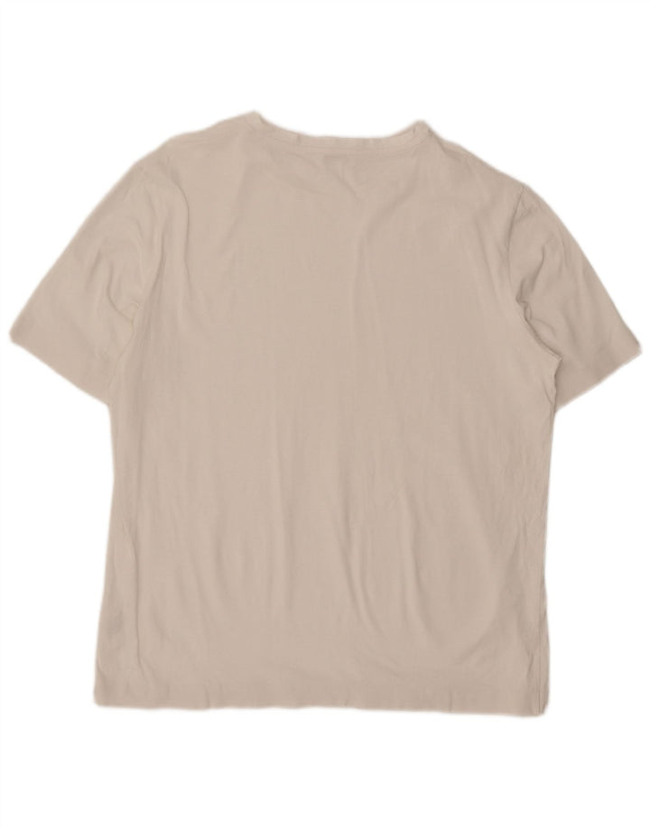 COS Mens T-Shirt Top Large White Cotton