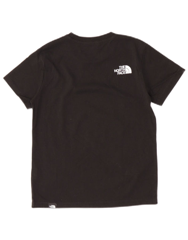 The North Face Boys T-Shirt Top 11-12 Years Large Black Cotton