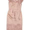 Coast Womens Sheath Dress UK 8 Small Pink Polyester