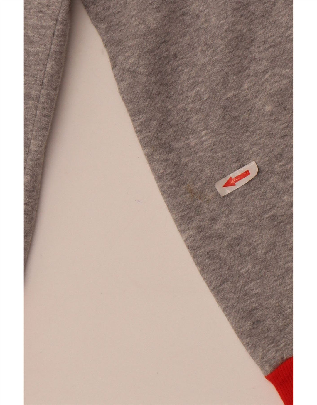 Adidas Womens Graphic Tracksuit Top Jacket UK 10 Small Grey Colourblock