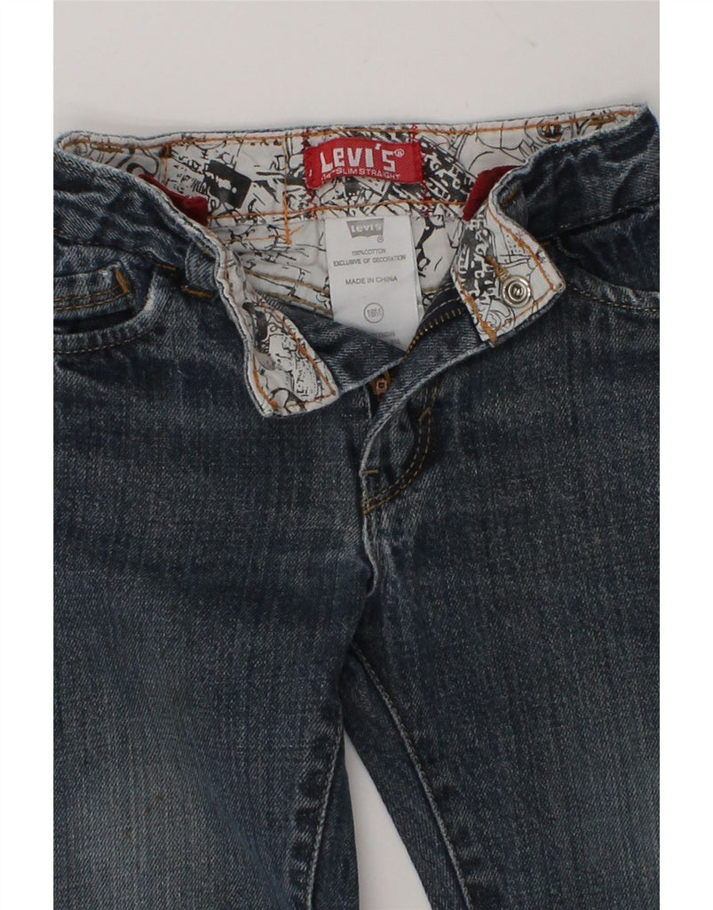 LEVI'S Baby Boys Straight Jeans 12-18 Months W18 L11 Navy Blue Cotton | Vintage Levi's | Thrift | Second-Hand Levi's | Used Clothing | Messina Hembry 