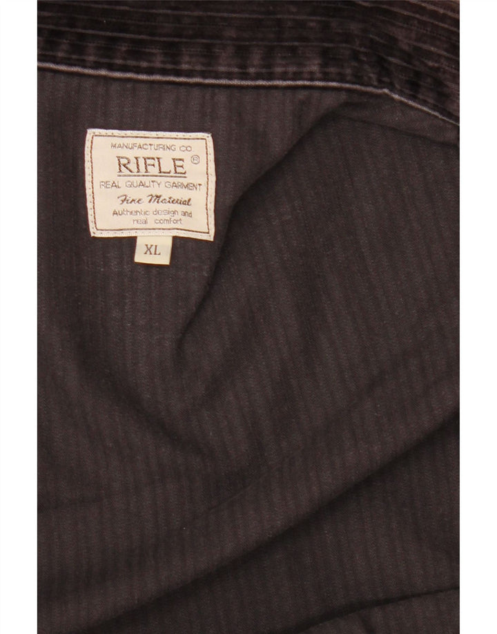 RIFLE Mens Corduroy Jacket UK 42 XL Brown