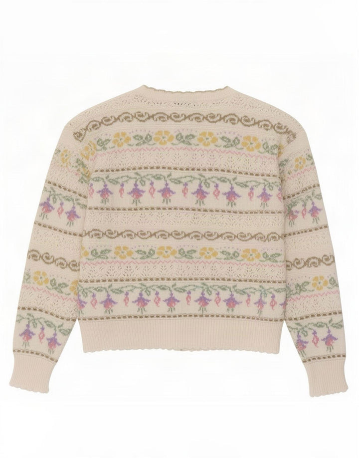 Marks & Spencer Womens St. Michael Cardigan Sweater UK 12 Medium White