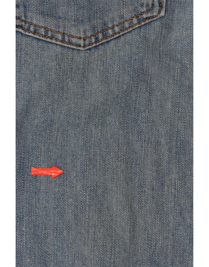 Wrangler Mens Texas Stretch Straight Jeans W32 L29 Blue Cotton
