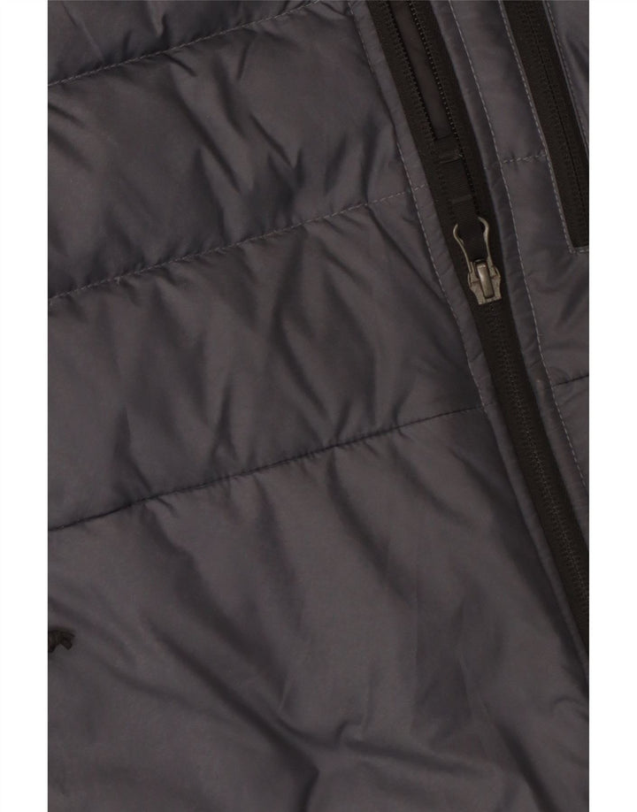 THE NORTH FACE Mens Padded Jacket UK 40 Large Navy Blue Colourblock