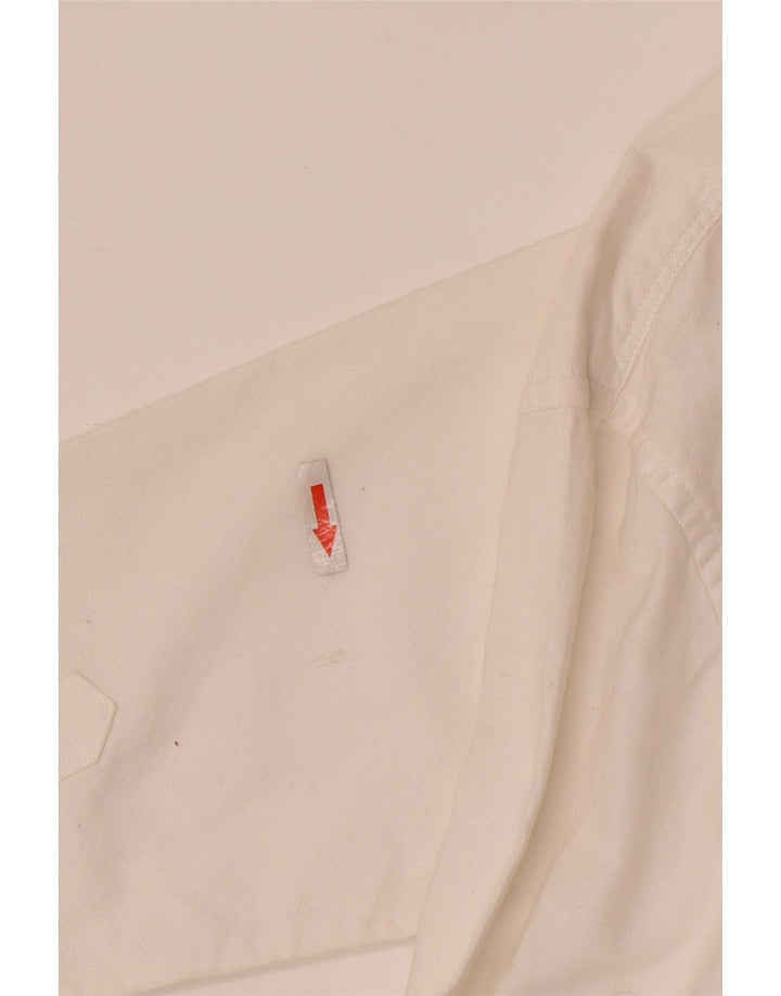 ALL SAINTS Mens Shirt XL White Cotton