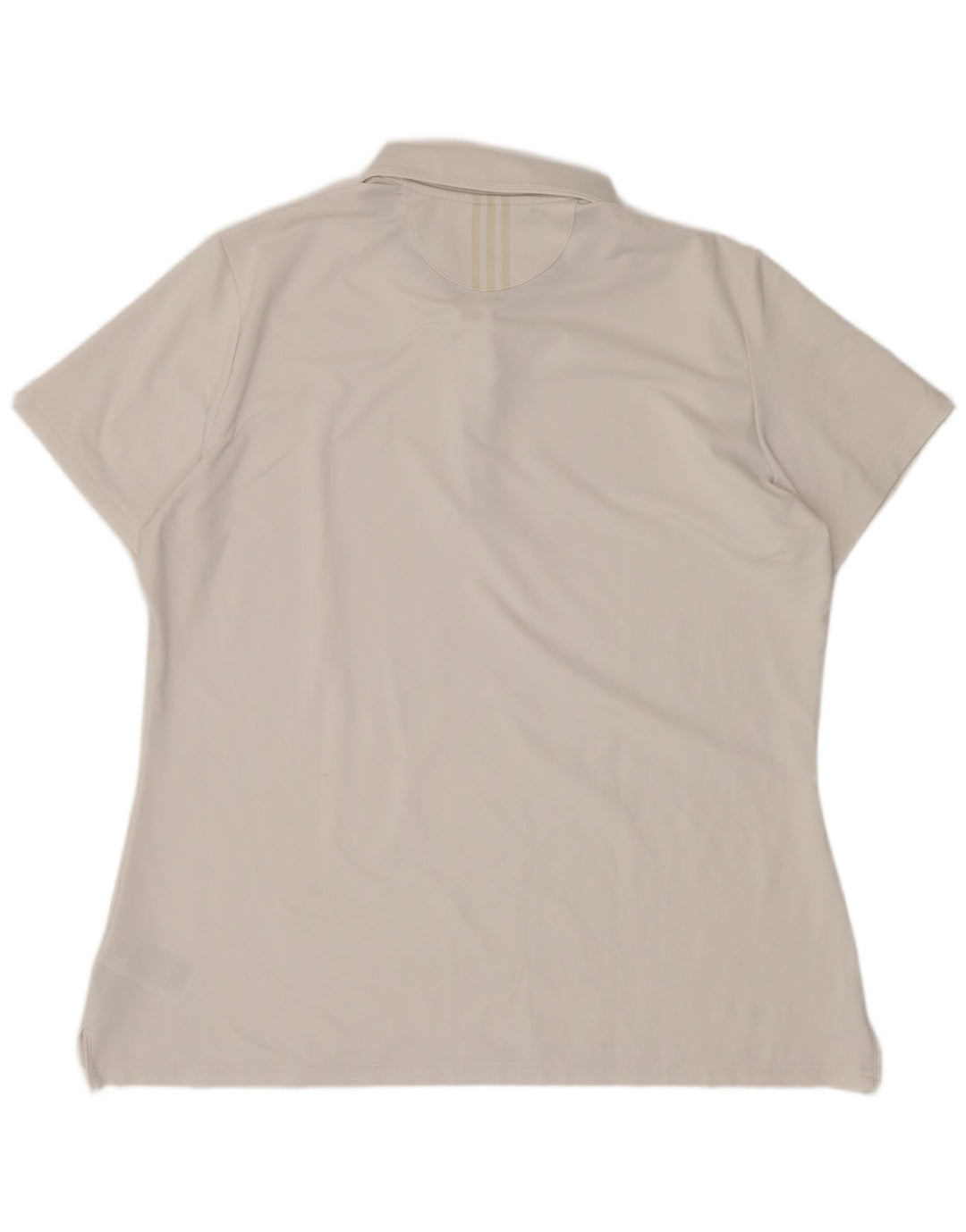 Adidas Womens Polo Shirt UK 18 XL White Polyester