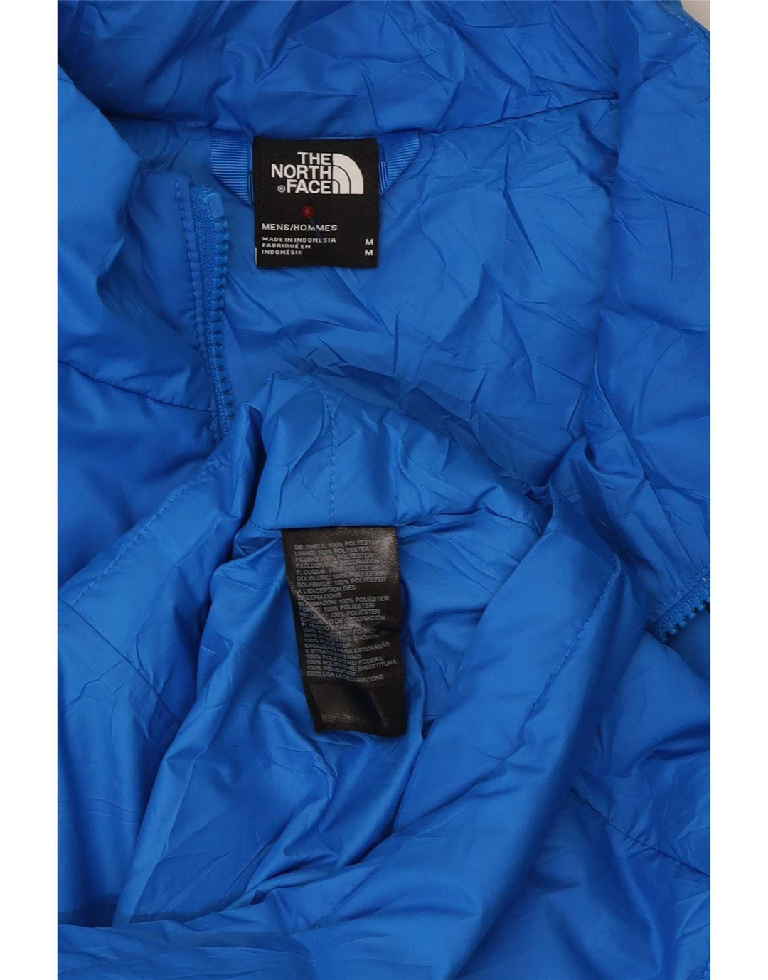 The North Face Mens Liner Padded Jacket UK 38 Medium Blue Polyester