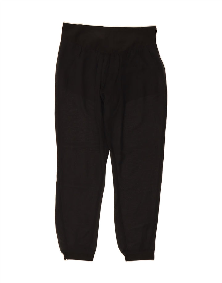 BERSHKA Womens See Through Joggers Casual Trousers Medium W30 L27 Black Vintage Bershka and Second-Hand Bershka from Messina Hembry 