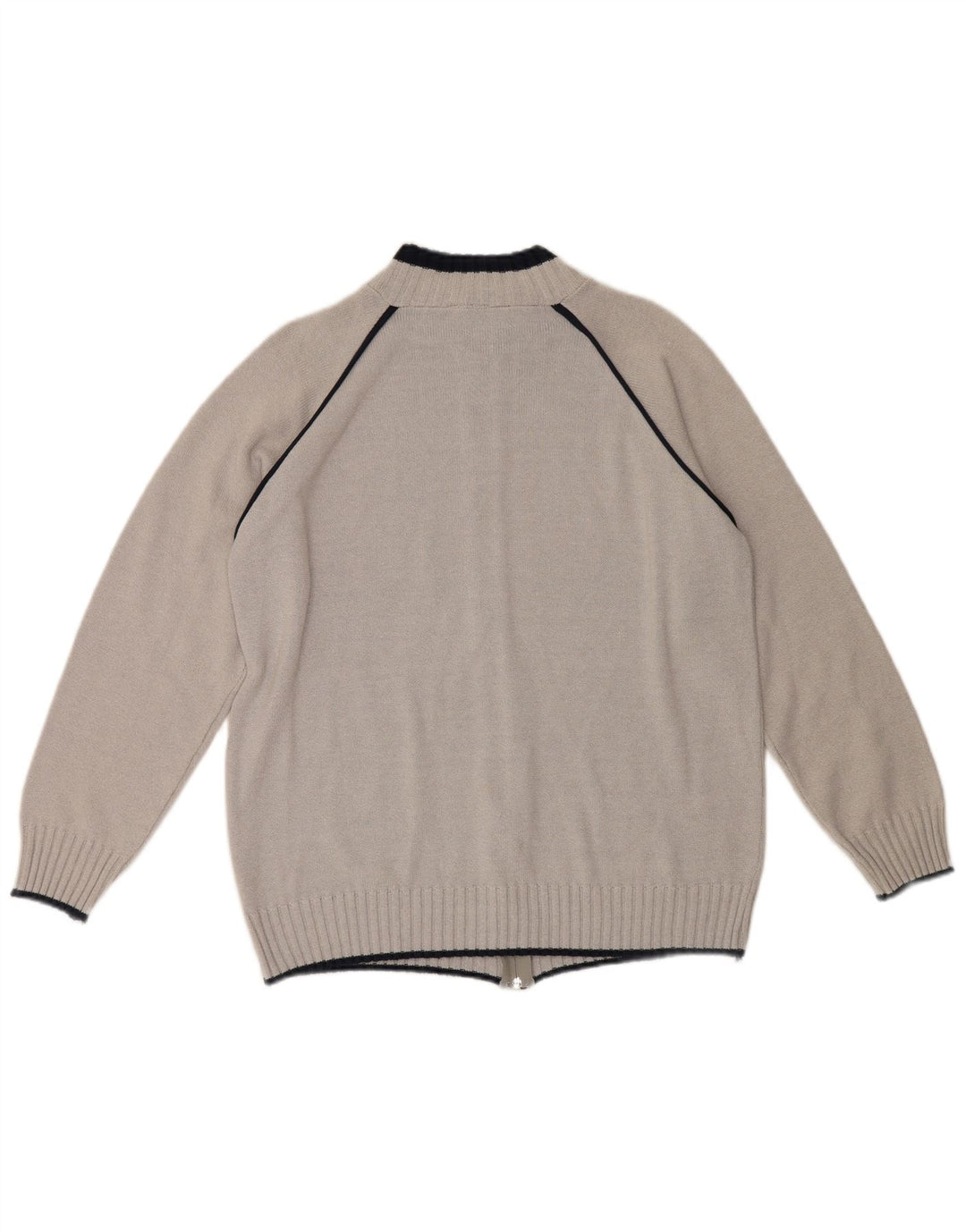 Ellesse Mens Cardigan Sweater XL Grey Cotton