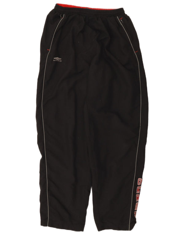 Umbro Mens Graphic Tracksuit Trousers Medium Black