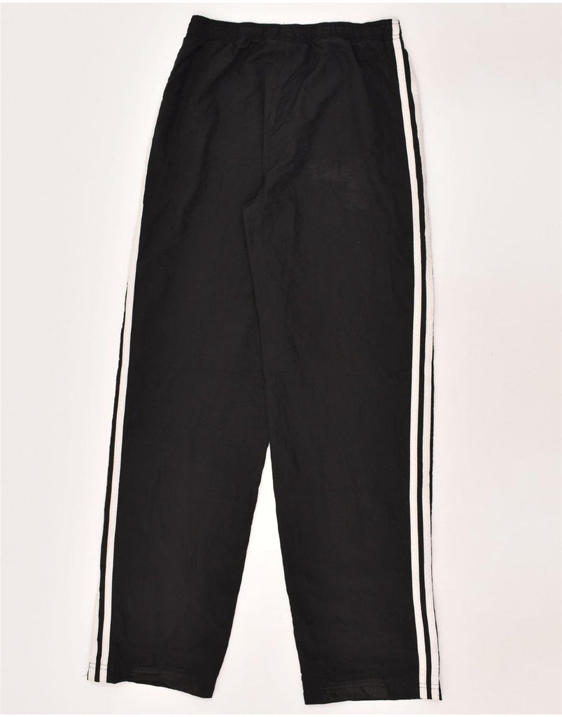 ADIDAS Womens Tracksuit Trousers UK 10 Small Black Polyester | Vintage Adidas | Thrift | Second-Hand Adidas | Used Clothing | Messina Hembry 