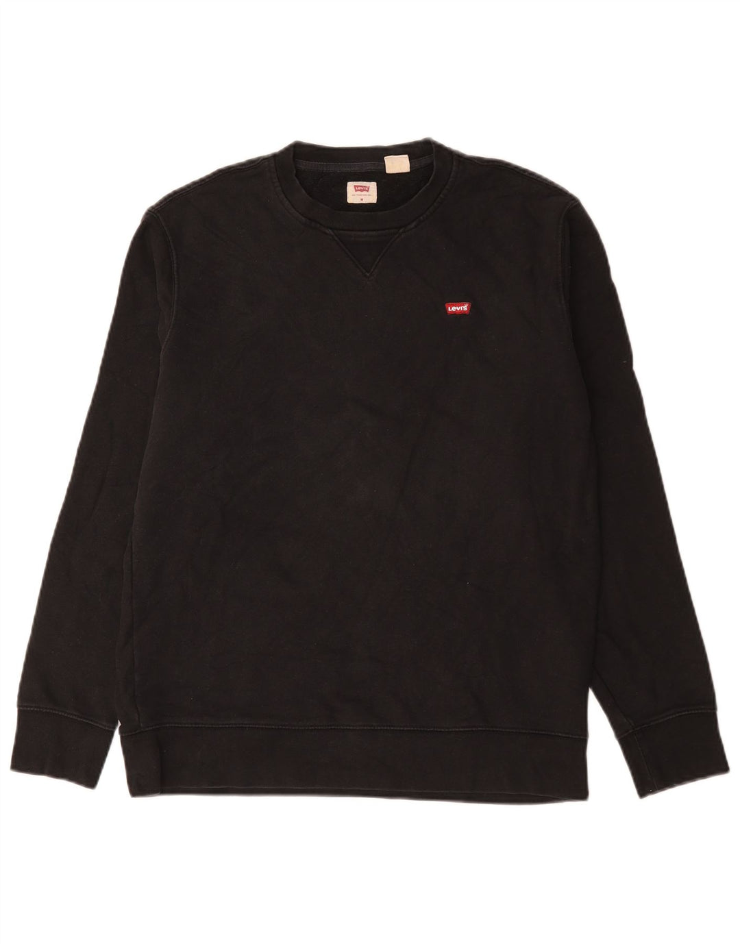 Levi's Mens Sweatshirt Jumper Medium Black Cotton