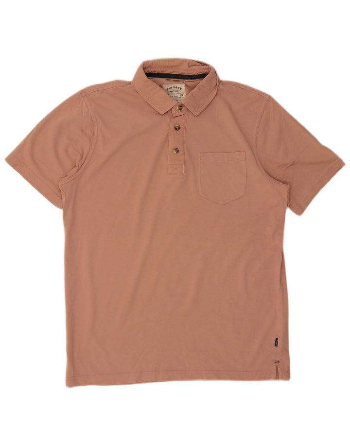 Fat Face Mens Polo Shirt Large Pink Cotton