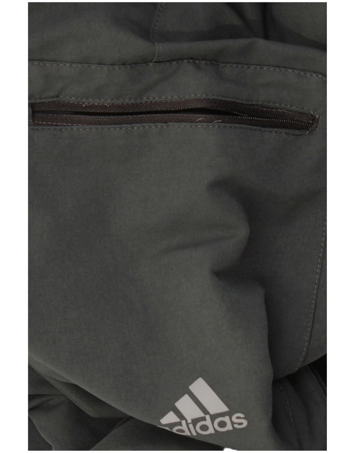 ADIDAS Mens Clima 365 Straight Windbreaker Trousers W36 L34 Grey