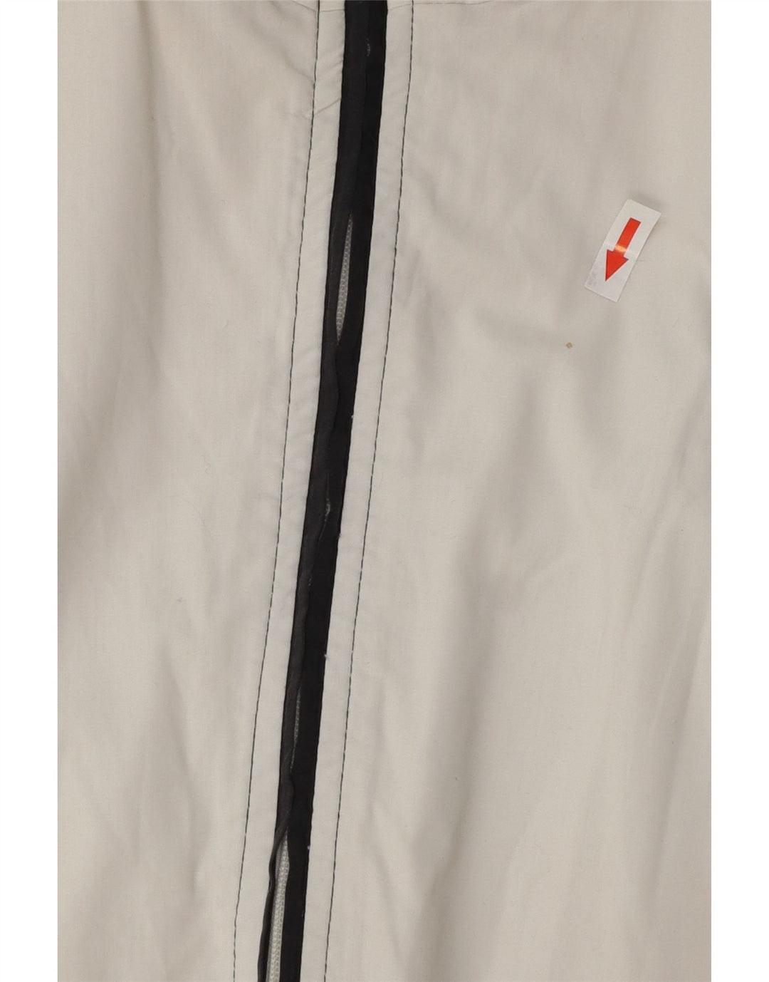 Herod Sport Mens Graphic Bomber Jacket UK 40 Large White Colourblock Cotton