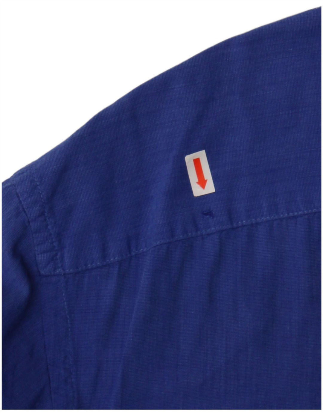 Sergio Tacchini Mens Short Sleeve Shirt Large Blue Cotton