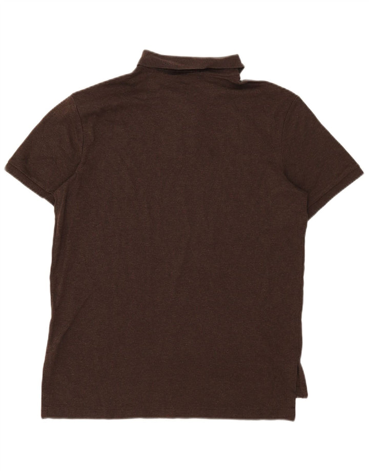 Polo Ralph Lauren Mens Polo Shirt Medium Brown