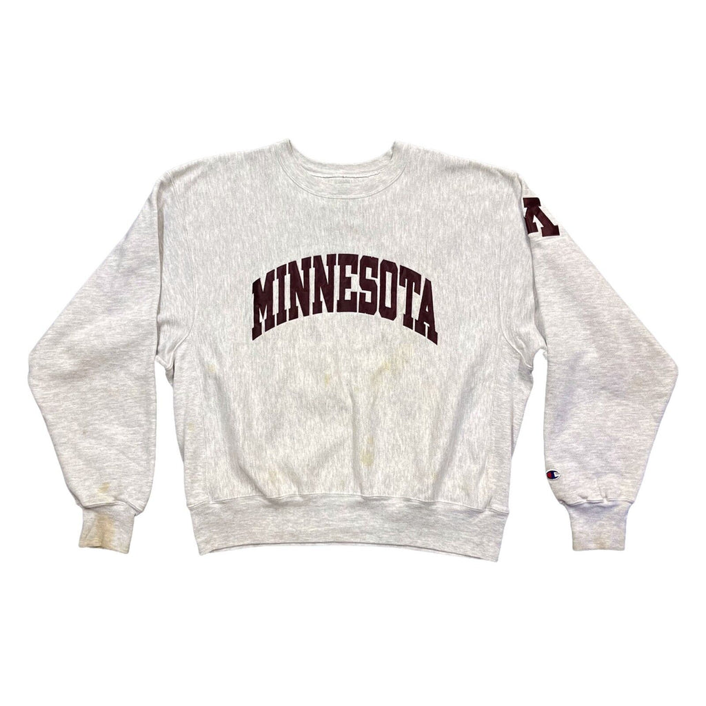 University Of Minnesota Champion Premium Reverse Weave Sweatshirt | Vintage 90s | Vintage Messina Hembry | Thrift | Second-Hand Messina Hembry | Used Clothing | Messina Hembry 