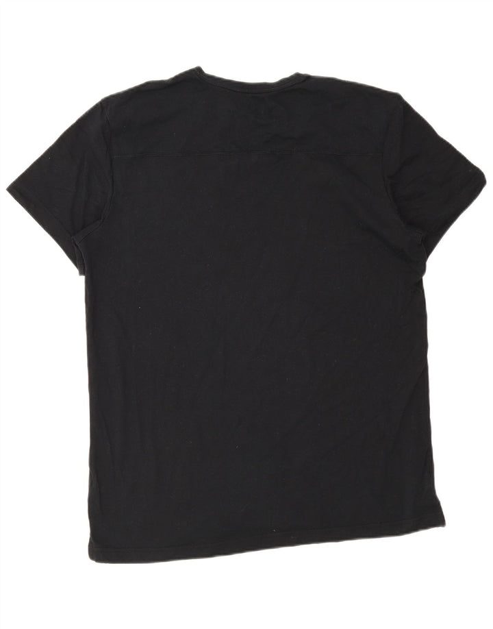Adidas Mens T-Shirt Top XL Black Cotton