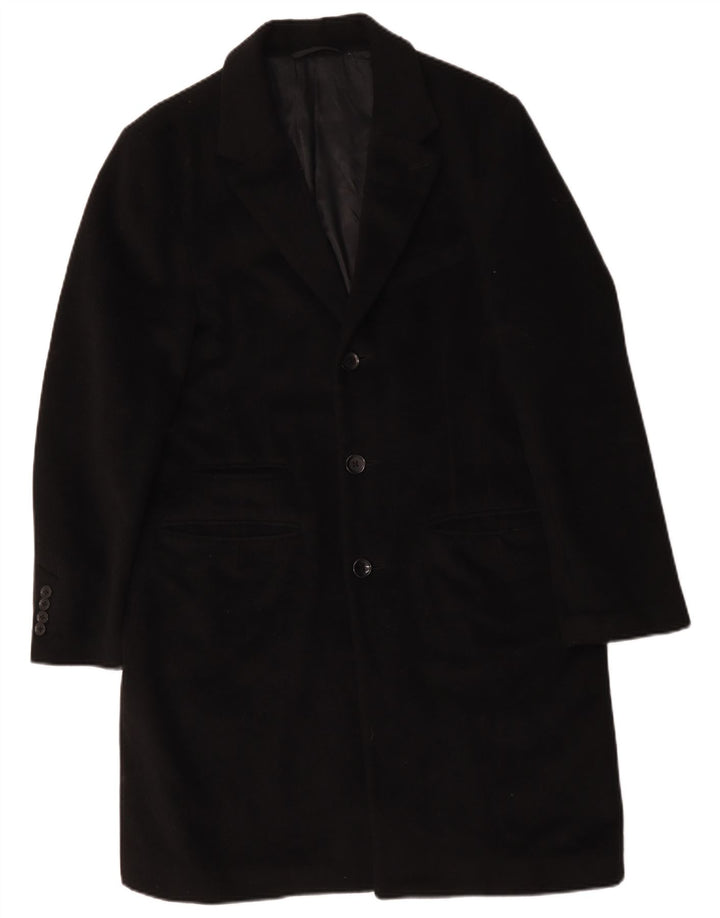 Liu Jo Mens Overcoat IT 52 XL Black Wool