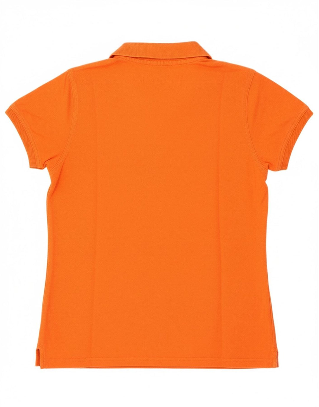 Reebok Womens Polo Shirt UK 12 Medium Orange Cotton