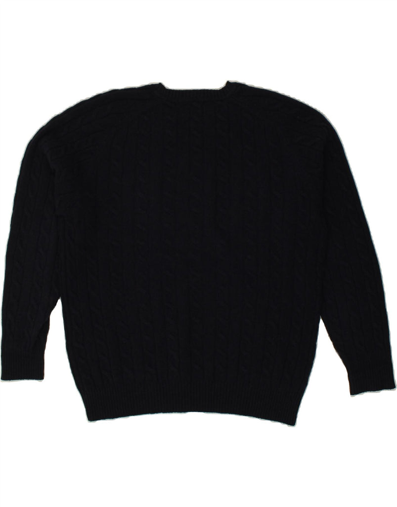 GANT Mens Crew Neck Jumper Sweater XL Navy Blue Wool | Vintage Gant | Thrift | Second-Hand Gant | Used Clothing | Messina Hembry 