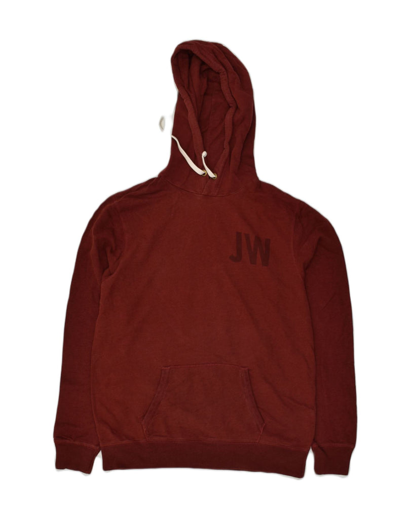 JACK WILLS Mens Graphic Hoodie Jumper Medium Burgundy | Vintage Jack Wills | Thrift | Second-Hand Jack Wills | Used Clothing | Messina Hembry 