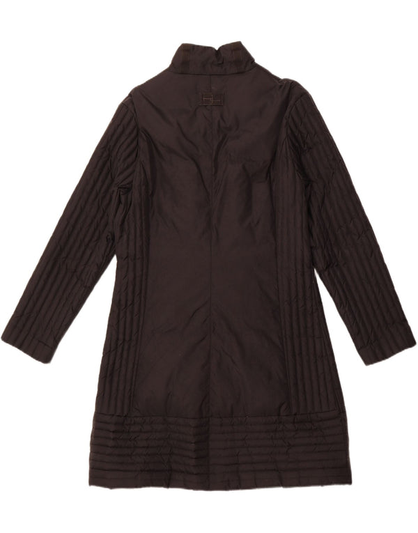 TRUSSARDI JEANS Womens Padded Coat IT 48 XL Black Polyamide