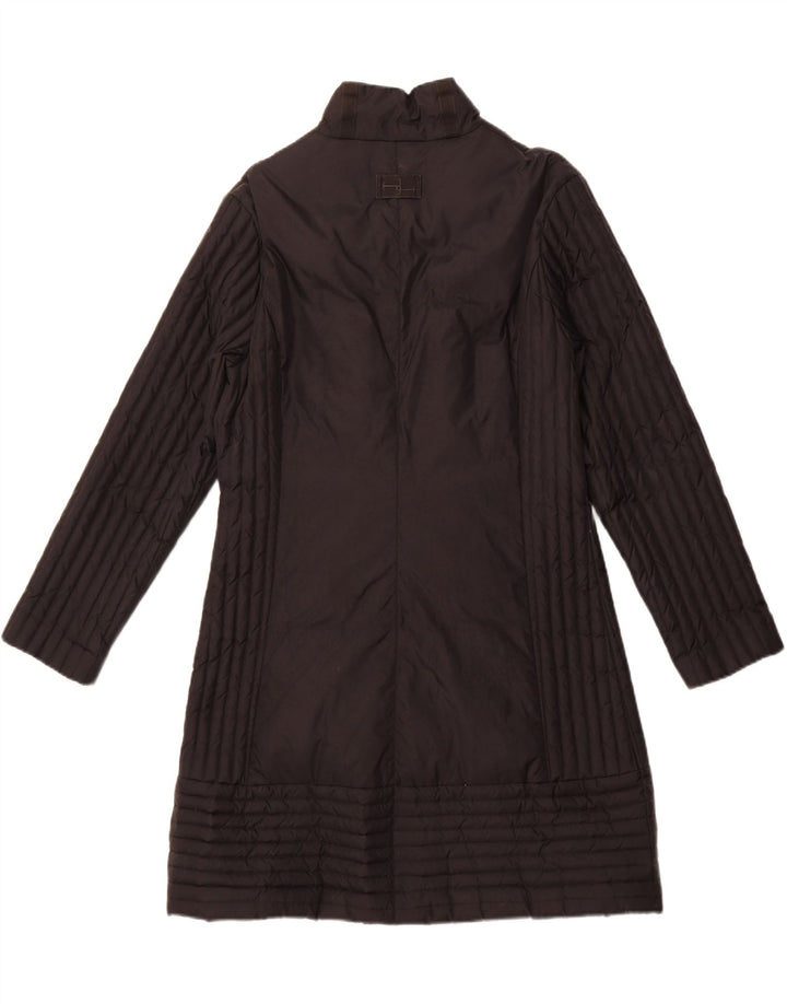 TRUSSARDI JEANS Womens Padded Coat IT 48 XL Black Polyamide