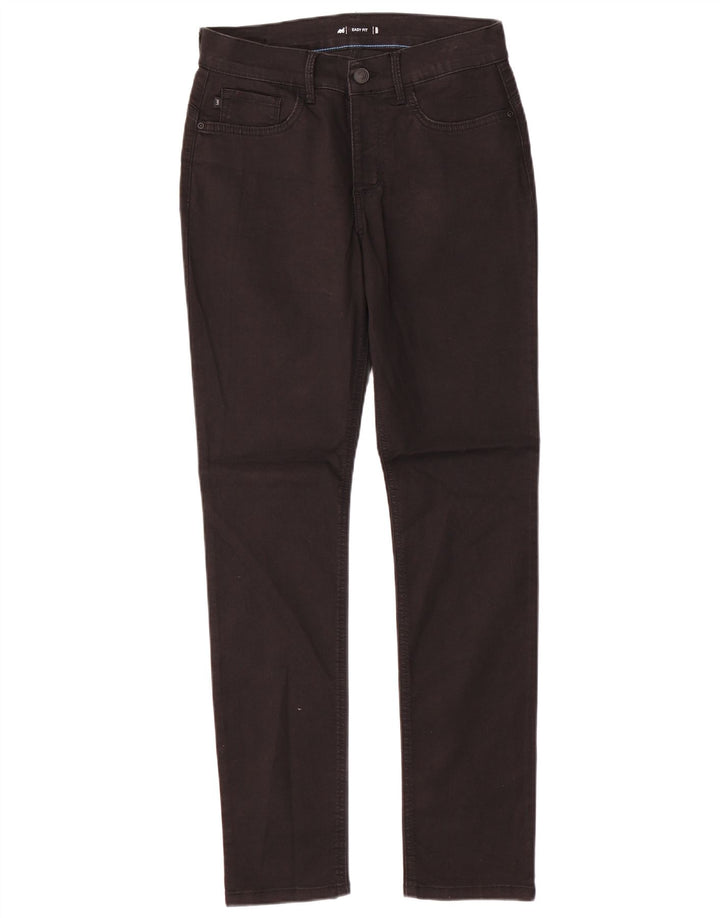LEE Womens Easy Fit Slim Jeans US 8 Medium W30 L31 Black Cotton
