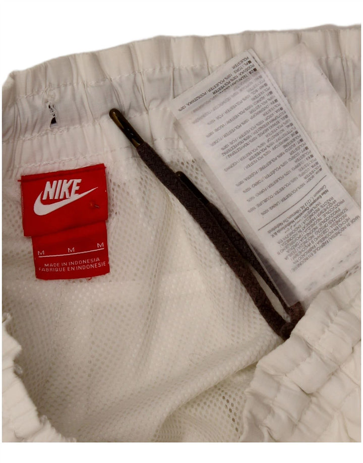 NIKE Mens Sport Shorts Medium  White Polyester