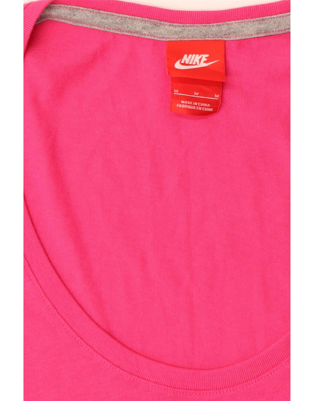 Nike Womens Graphic T-Shirt Top UK 14 Medium Pink