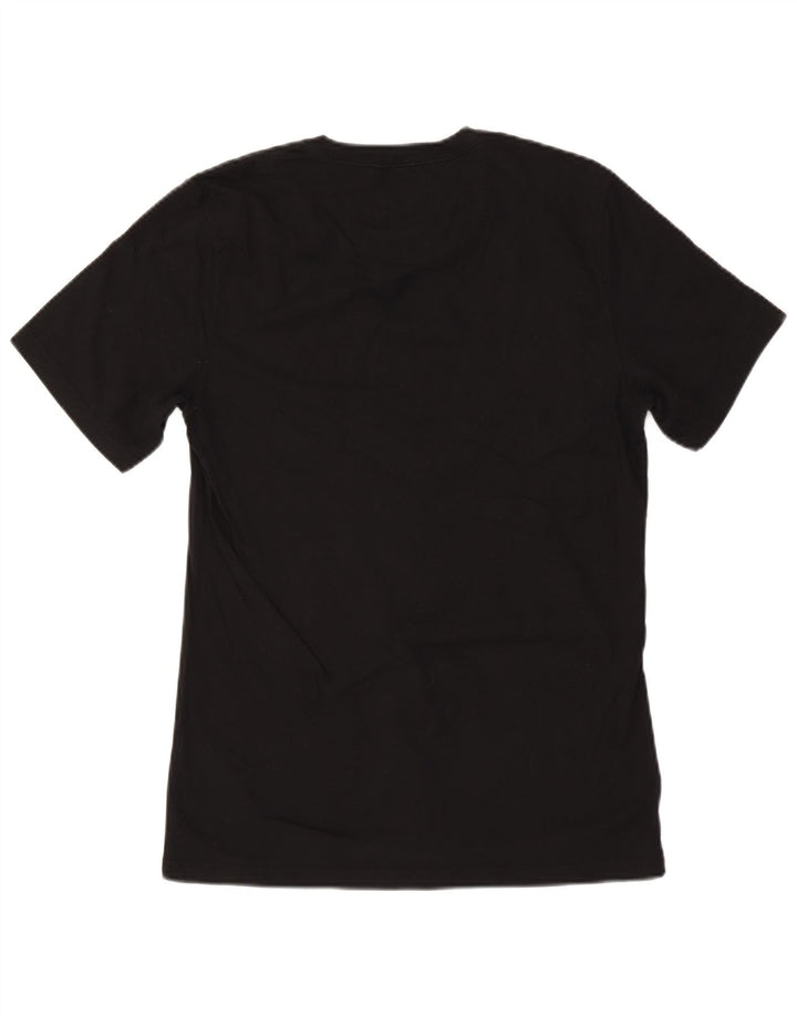 Barbour Mens Slim Fit T-Shirt Top Large Black Cotton