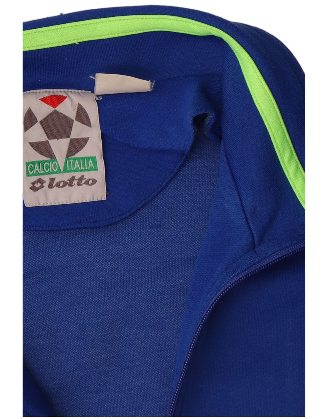 Lotto Mens Graphic Tracksuit Top Jacket Large Blue Colourblock