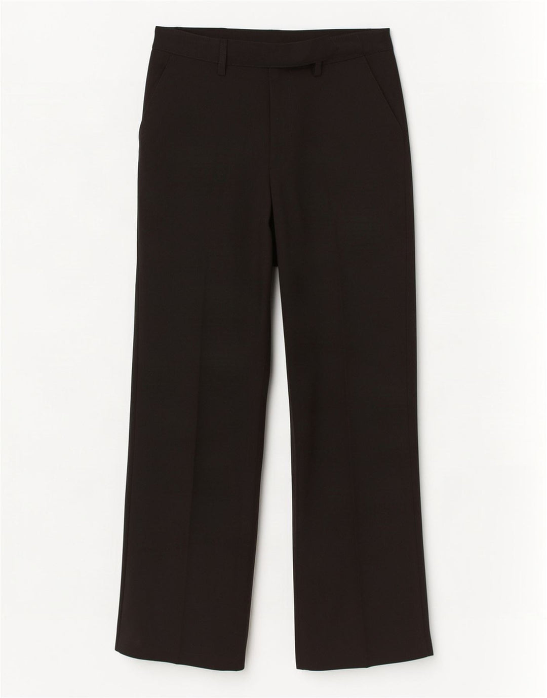 Topshop Womens Straight Suit Trousers UK 12 Medium W30 L30 Black Polyester