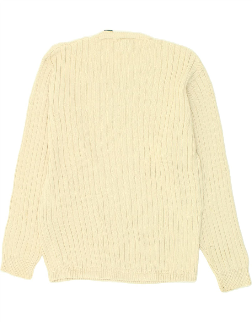 TIMBERLAND Mens Crew Neck Jumper Sweater Large Beige Cotton | Vintage Timberland | Thrift | Second-Hand Timberland | Used Clothing | Messina Hembry 