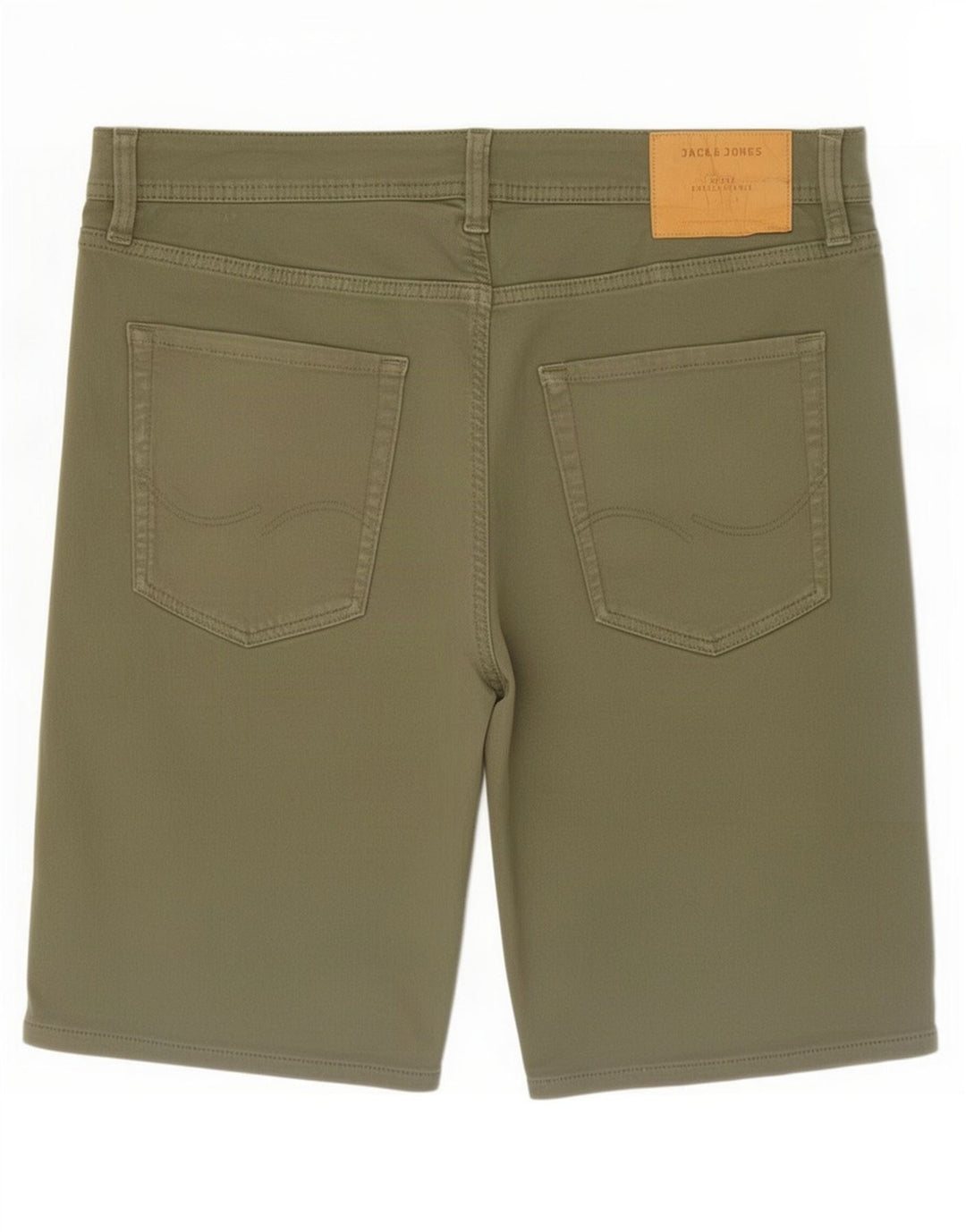 Jack & Jones Mens Casual Shorts Medium W32 Khaki Cotton