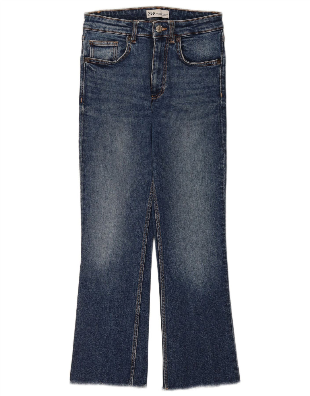 Zara Womens Bootcut Jeans EU 34 2XS W24 L25 Blue