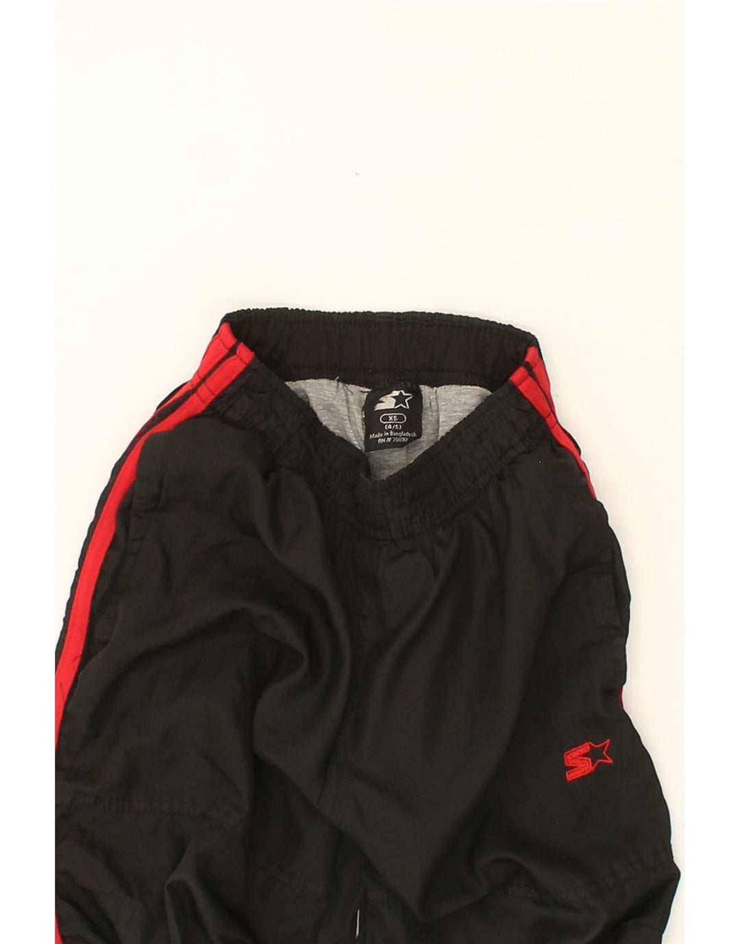 STARTER Boys Tracksuit Trousers 4-5 Years XS Black Polyester Vintage Starter and Second-Hand Starter from Messina Hembry 