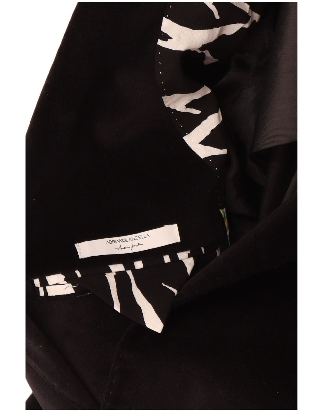 VINTAGE Mens 2 Button Blazer Jacket IT 50 Large Black Cotton