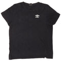 UMBRO Mens T-Shirt Top XL Black Cotton
