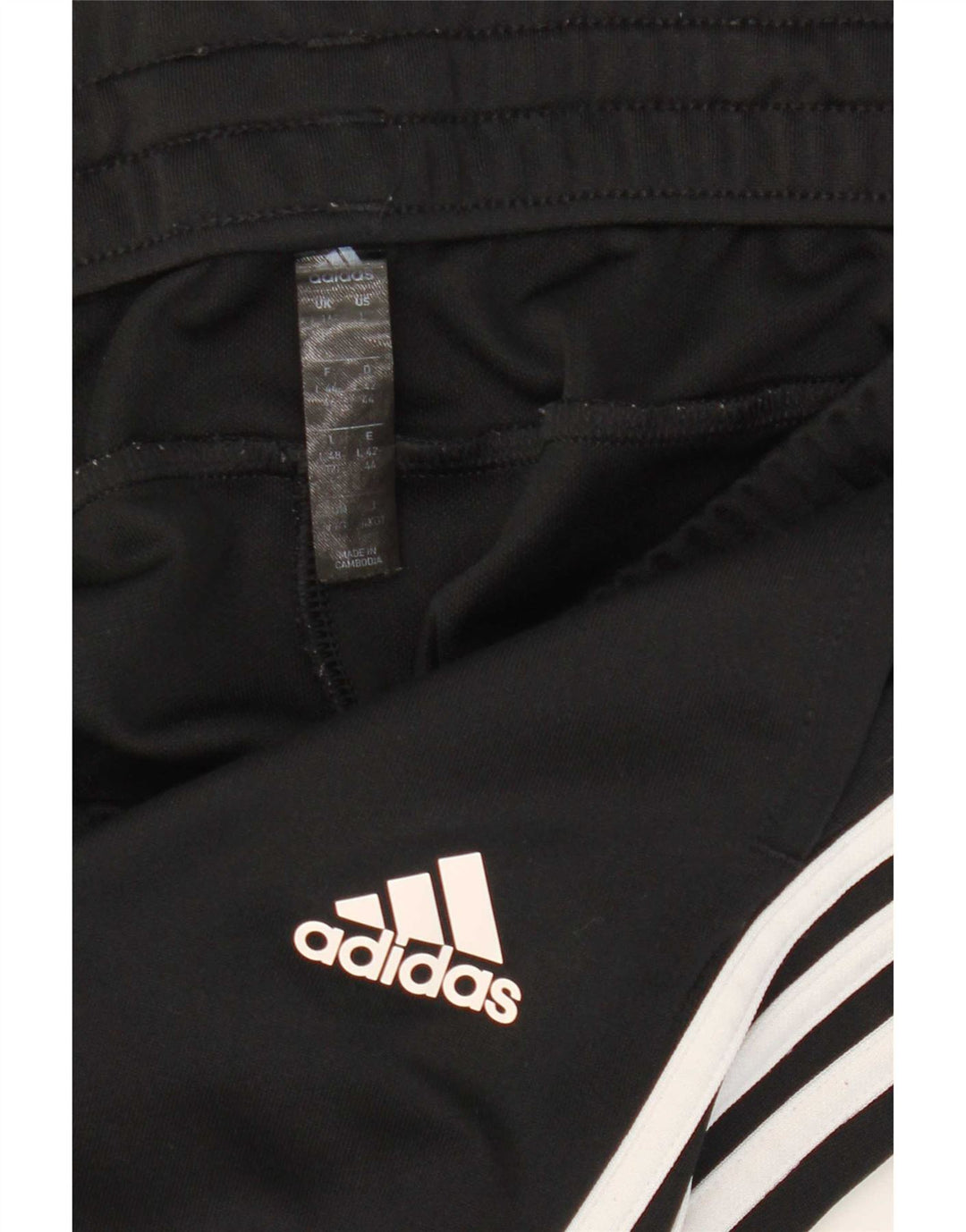 Adidas Womens Tracksuit Trousers UK 16/18 Large  Black Polyester