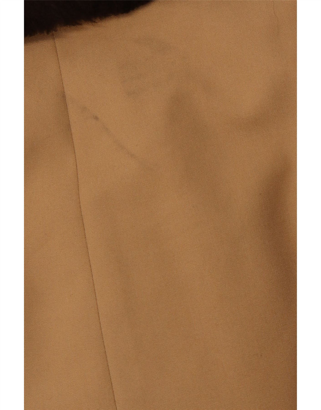 DIOLEN Mens Sherpa Double Breasted Coat UK 38 Medium Brown Synthetic