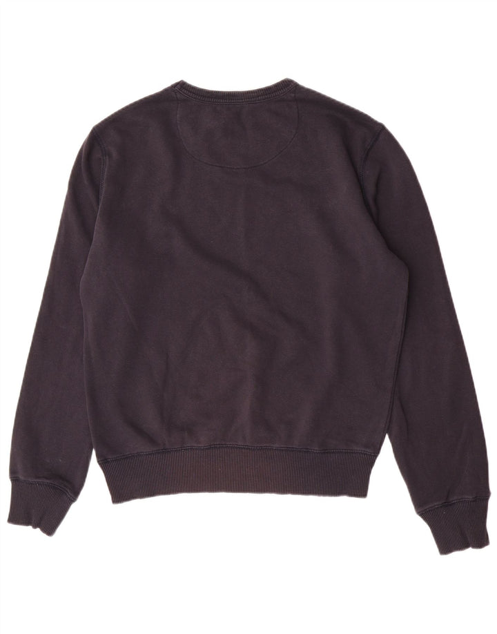 French Connection Mens Sweatshirt Jumper Small Navy Blue Cotton